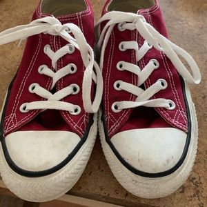 Maroon Converse